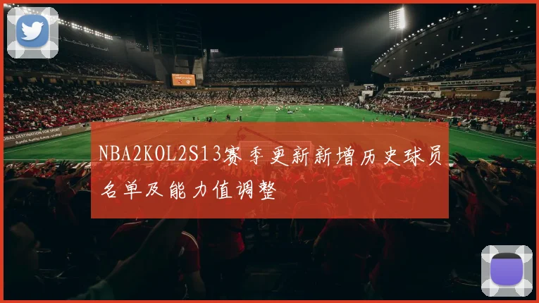 NBA2KOL2S13赛季更新新增历史球员名单及能力值调整